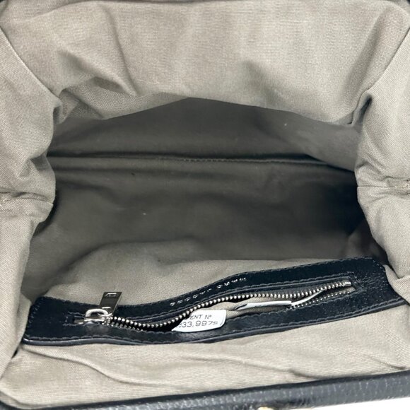 Marc Jacobs Stam Black Patent Leather Quilted Handbag - Picture 8 of 13